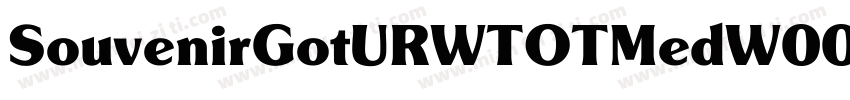 SouvenirGotURWTOTMedW00 Rg Regular字体转换
